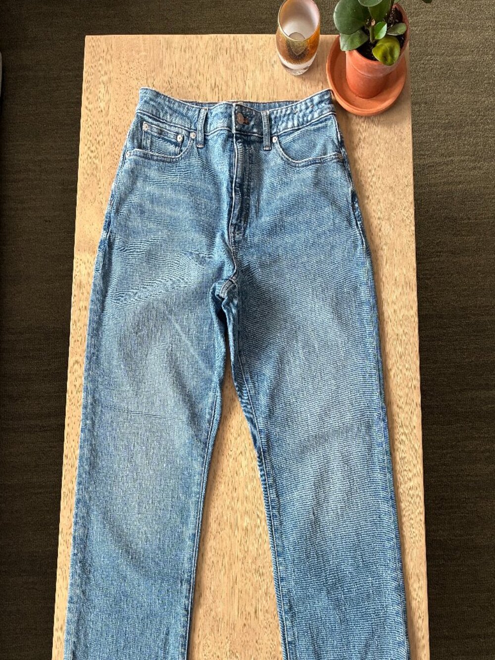 Madewell Curvy 90s Straight Jeans Medium Wash Size 30